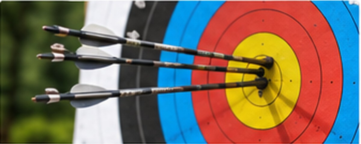 Grouped arrows in target