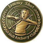 Jammy Shot Badge awarded for those inexplicable, once-in-a-lifetime shots at Hull Archery Club